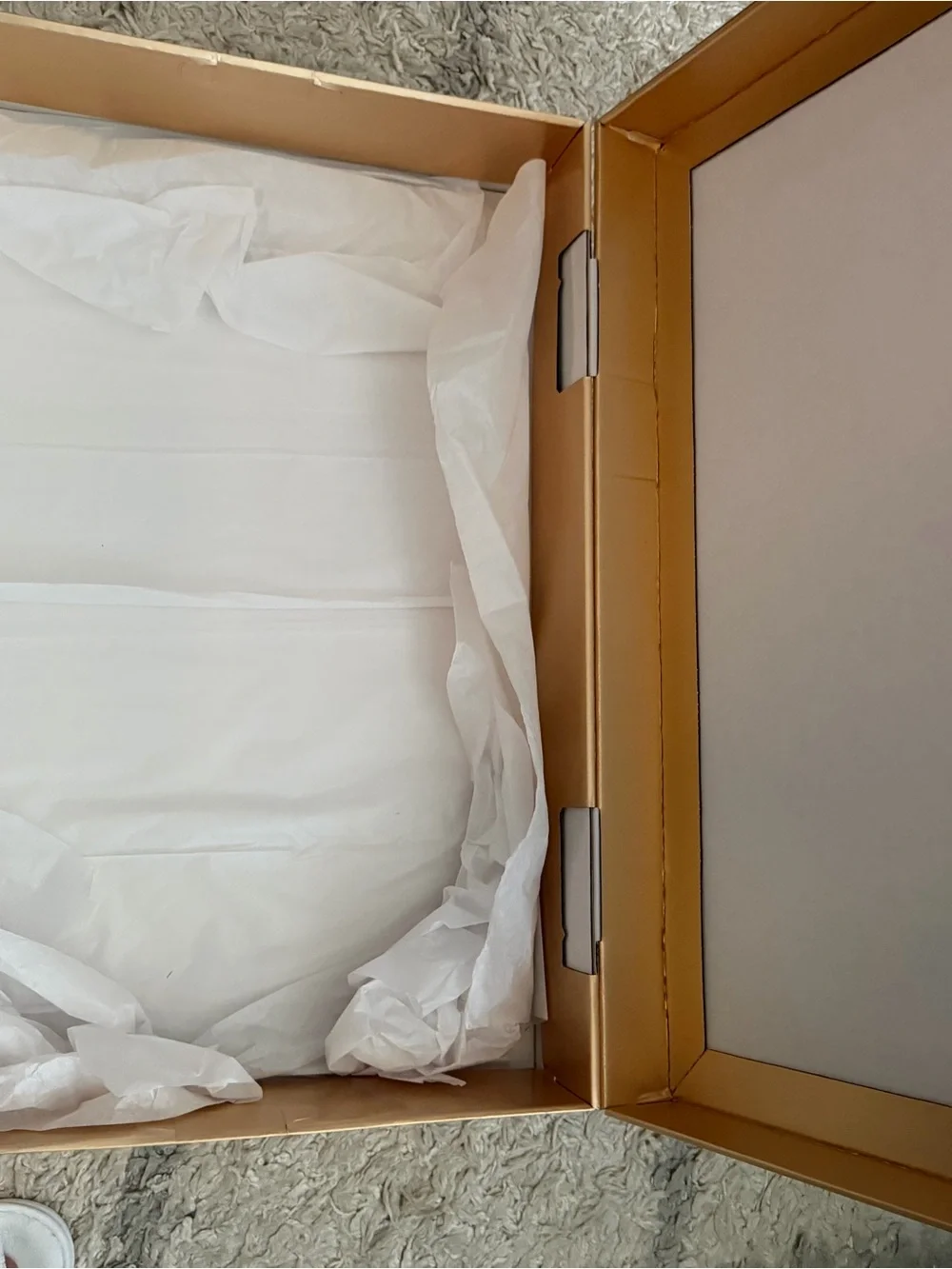White by Vera Wang Ivory Lace Strapless Skirted Gown in Original box